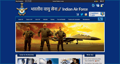 Desktop Screenshot of careerairforce.nic.in